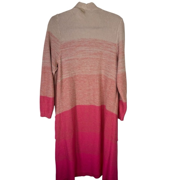 Torrid Multi Color Ombre Long Knit Cardigan Sweater Womens 0 Open Front Girly - Picture 7 of 8